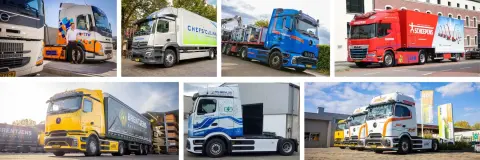 7 elektrische trucks die in Noord Limburg rijden